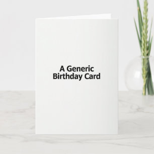 Carte d'anniversaire Bold Type