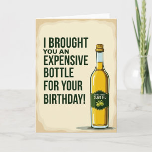 Carte d'anniversaire bouteille spirituelle