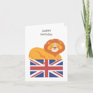 Carte d'anniversaire britannique
