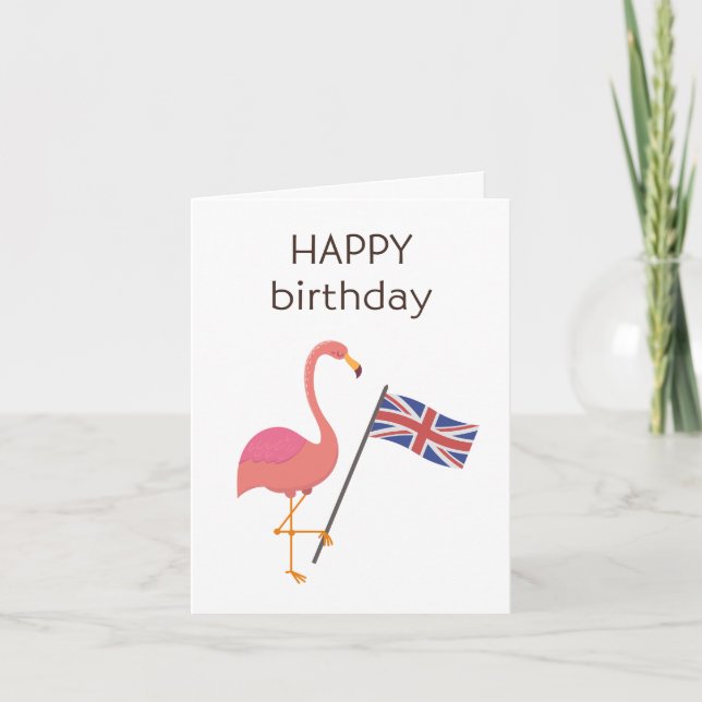 Carte d'anniversaire britannique (Devant)