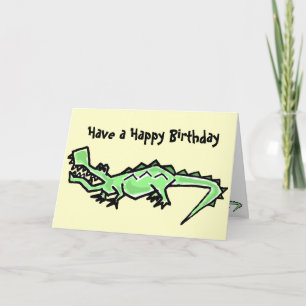 Carte d'anniversaire BT-Gator