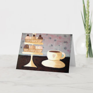 Carte d'anniversaire Cafe Parisien Cupcake
