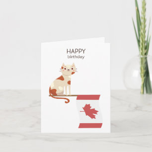 Carte d'anniversaire canadienne - Joyeux anniversa