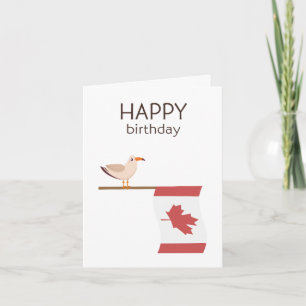 Carte d'anniversaire canadienne - Joyeux anniversa