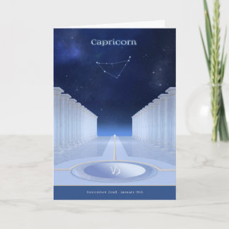 Carte d'anniversaire Capricorn