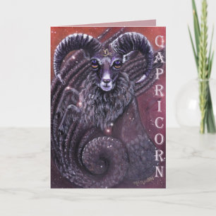 Carte d'anniversaire Capricorn