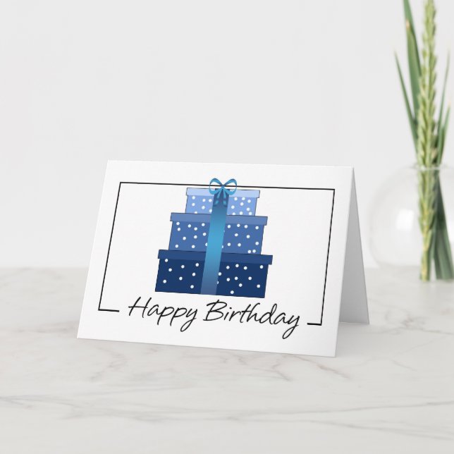 Carte d'anniversaire - Carte d'anniversaire d'affa (Devant)