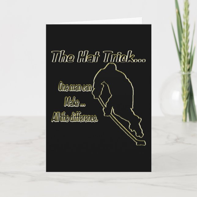 Carte d'anniversaire Casquette Trick (Devant)