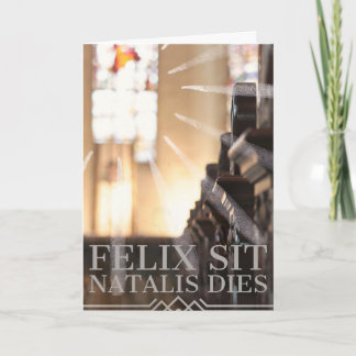 Carte d'anniversaire catholique - latin