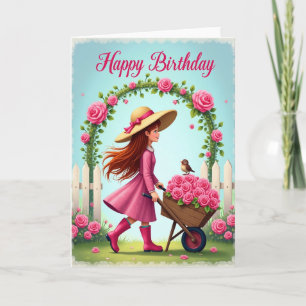 Carte d'anniversaire Chapeau Charmant