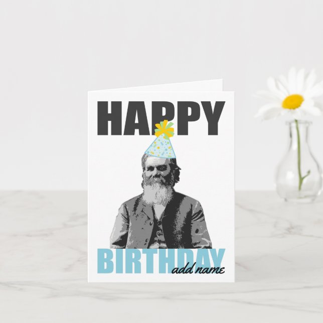 Carte d'anniversaire chiropratique, carte chiropra (Petite plante)