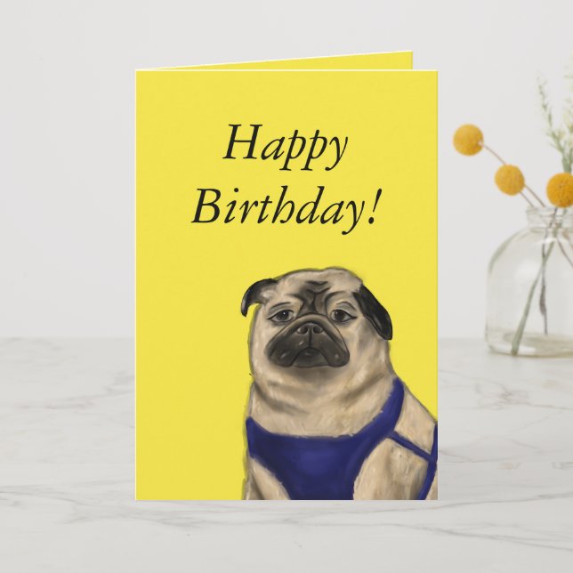 Carte d'anniversaire Christian (Recto)