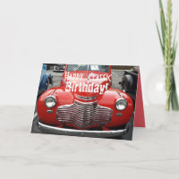 Carte d'anniversaire Classic 1941 Chevy Coupe
