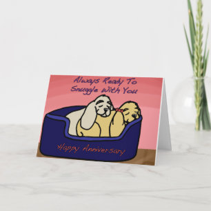 Carte d'anniversaire Cocker Spaniel