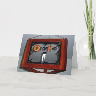 Carte d'anniversaire "Commander ici"