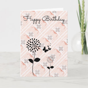 Carte d'anniversaire cool Abstraite