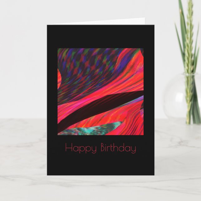 Carte d'anniversaire Courants océaniques (Devant)