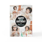 Carte d'anniversaire Cute 4 Photo Quel que soit l'
