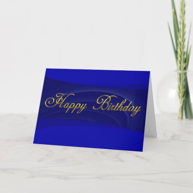 Carte d'anniversaire d'affaires Joyeux anniversair (Devant)