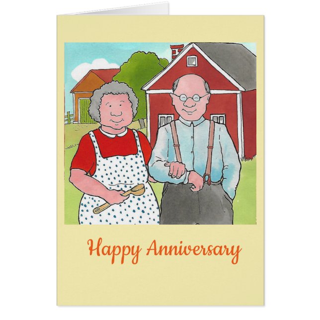 Carte d'anniversaire d'agriculteurs (Devant)