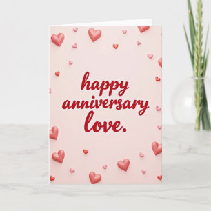 Carte d'anniversaire d'amour