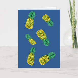 Carte d'anniversaire d'ananas