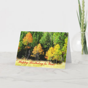 Carte d'anniversaire d'Aspen