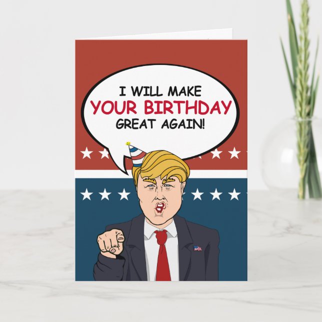 Carte d'anniversaire d'atout - je ferai votre (Devant)