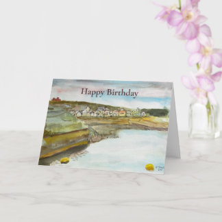 Carte d'anniversaire de Bude Cornwall Coastal
