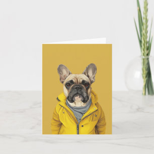 Carte d'anniversaire de Bulldog