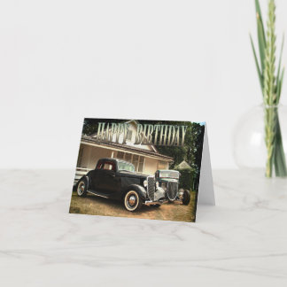 Carte d'anniversaire de canon à chaud