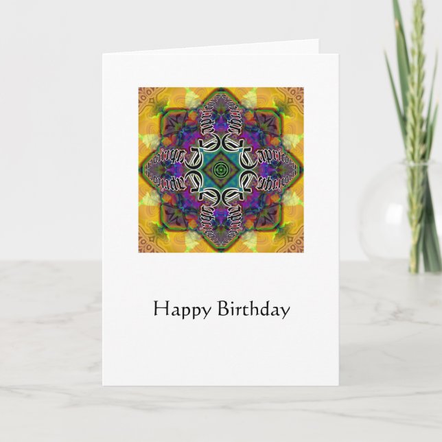 Carte d'anniversaire de Capricorne (Devant)