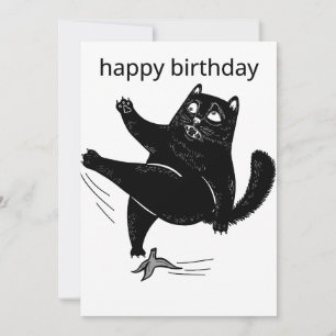 Carte d'anniversaire de chat Tabby, Chat d'anniver