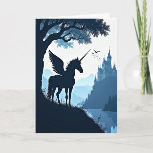 Carte d'anniversaire de cheval fantastique