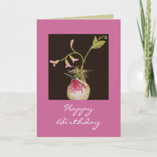 carte d'anniversaire de colibri