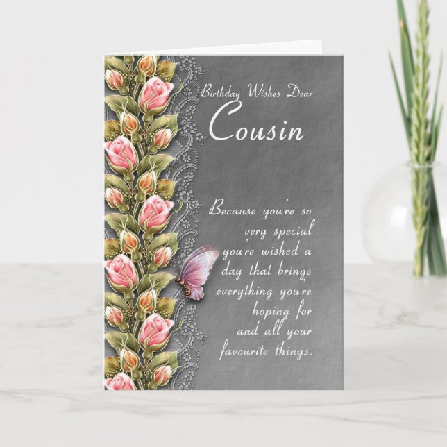 carte d'anniversaire de cousin - carte (Devant)