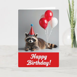 Carte d'anniversaire de créature masquée
