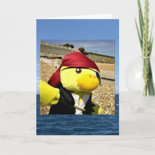 Carte d'anniversaire de Danny Duck le Pirate