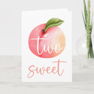 Carte d'anniversaire de deux douceurs