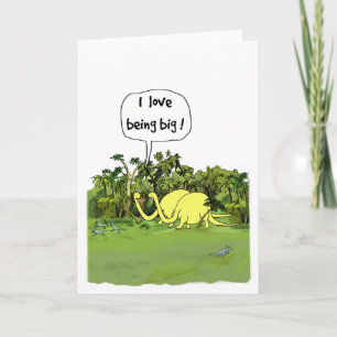 Carte d'anniversaire de dinosaure