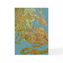 Carte d'anniversaire de dragon