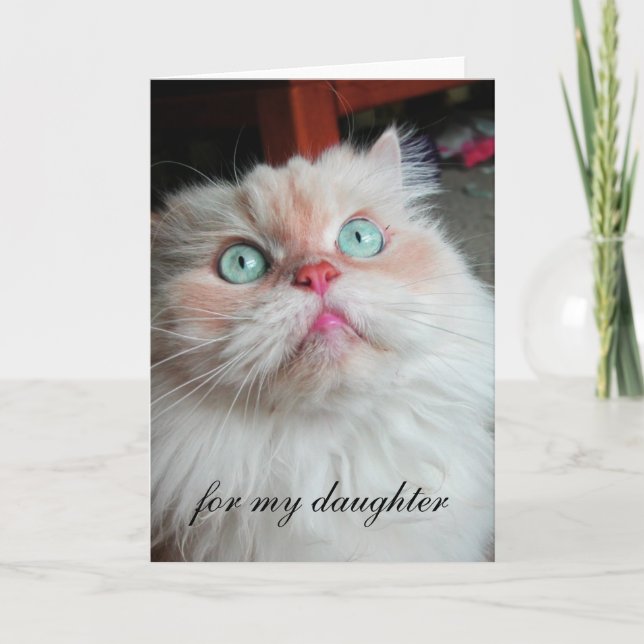 Carte d'anniversaire de fille (Devant)