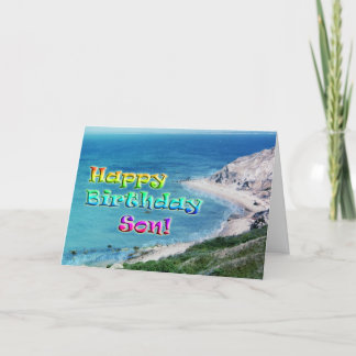 Carte d'anniversaire de fils