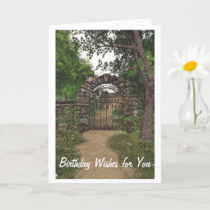 Carte d'anniversaire de Garden Gate