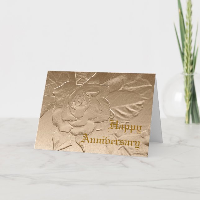Carte d'anniversaire de gardénia (Devant)