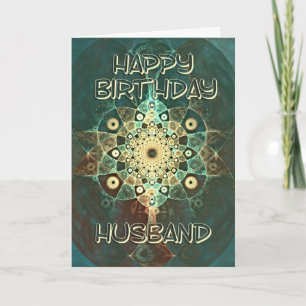 Carte d'anniversaire de grunge fragile pour un mar