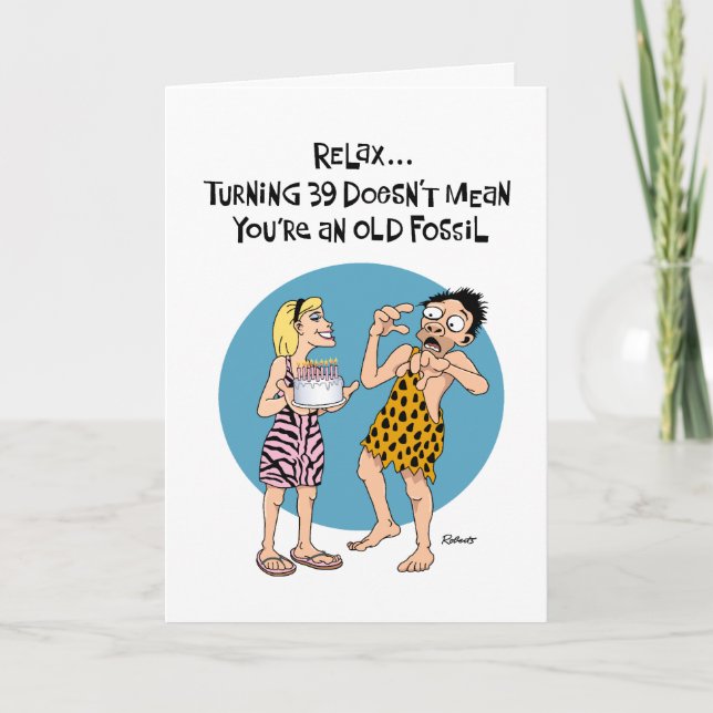 Carte d'anniversaire de Guy's 39th (Devant)