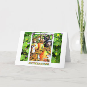 Carte d'anniversaire de Hérisson