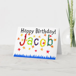 Carte d'anniversaire de "Jacob"