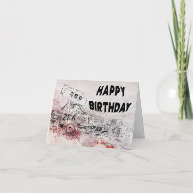 Carte d'anniversaire de John Toulson (Devant)